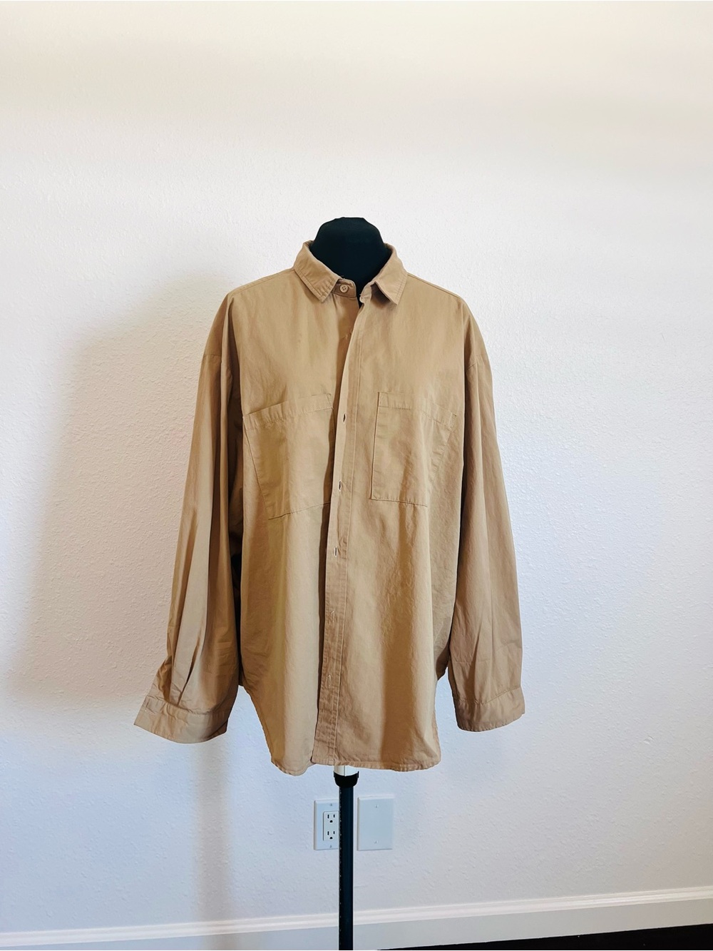 DISSH Tan Button Up Shirt
